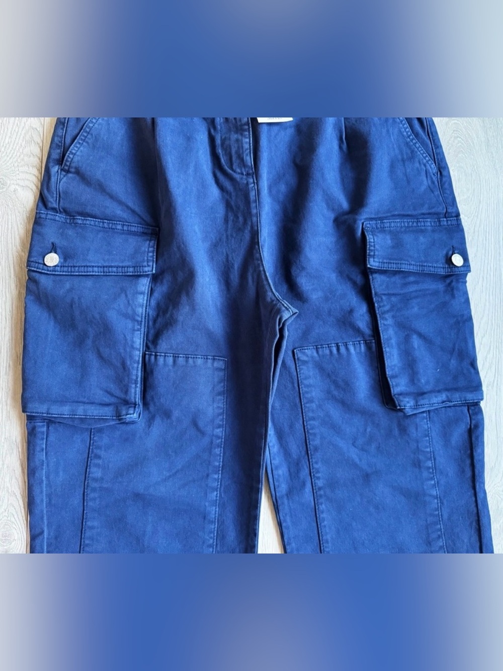 NWT Moschino Navy Blue Cargo Jeans - Picture 9 of 16